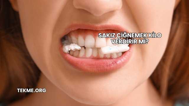 Sakız Çiğnemek Kilo Verdirir mi?