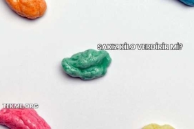 Sakız Kilo Verdirir mi?
