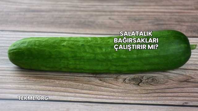Salatalık Bağırsakları Çalıştırır mı?