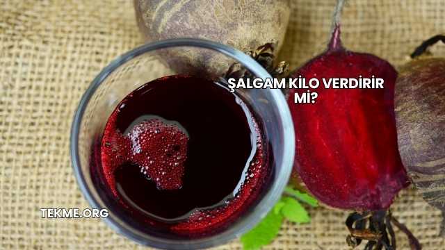 Şalgam Kilo Verdirir mi?