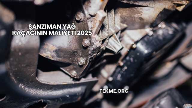 Şanzıman Yağ Kaçağının Maliyeti 2025