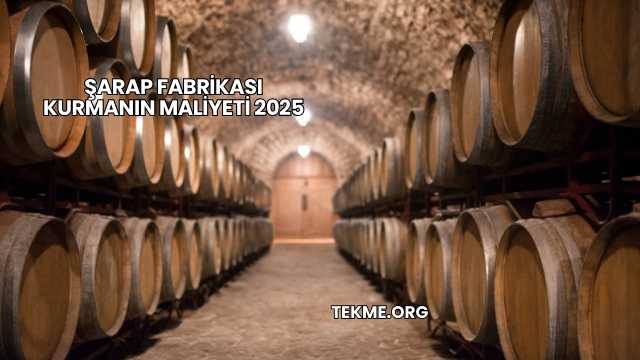 Şarap Fabrikası Kurmanın Maliyeti 2025