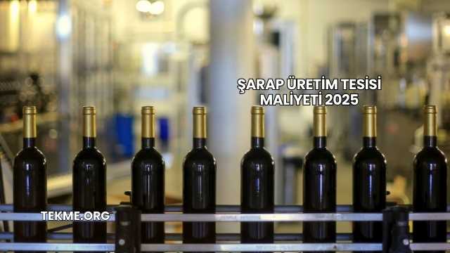Şarap Üretim Tesisi Maliyeti 2025