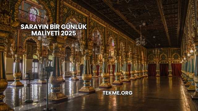 Sarayın Bir Günlük Maliyeti 2025