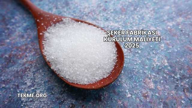 Şeker Fabrikası Kurulum Maliyeti 2025