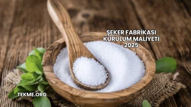 Şeker Fabrikası Kurulum Maliyeti 2025