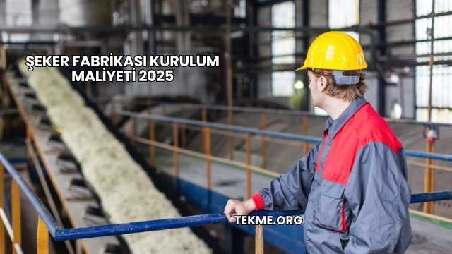 Şeker Fabrikası Kurulum Maliyeti 2025