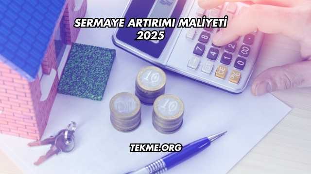 Sermaye Artırımı Maliyeti 2025