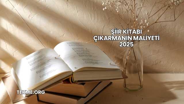 Şiir Kitabı Çıkarmanın Maliyeti 2025