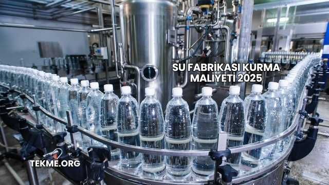 Su Fabrikası Kurma Maliyeti 2025