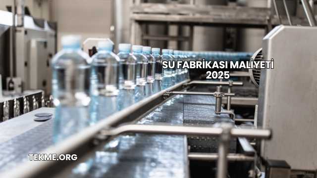 Su Fabrikası Maliyeti 2025