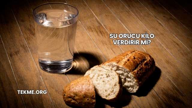 Su Orucu Kilo Verdirir mi?