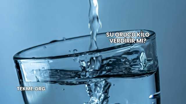 Su Orucu Kilo Verdirir mi?