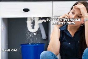 Su Tesisatı Yenileme Maliyeti 2025