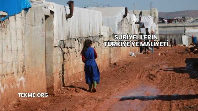 Suriyelilerin Türkiye'ye Maliyeti