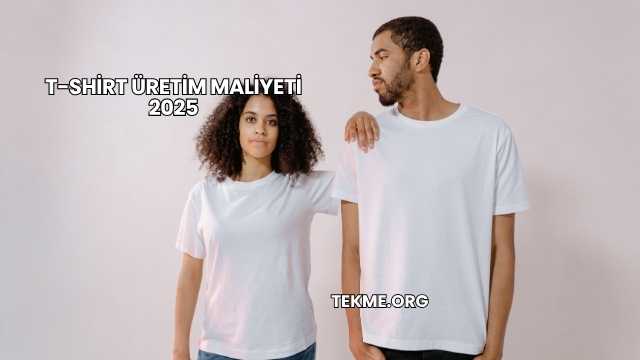 T-Shirt Üretim Maliyeti 2025
