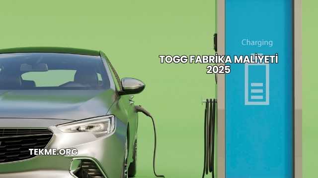 TOGG Fabrika Maliyeti 2025