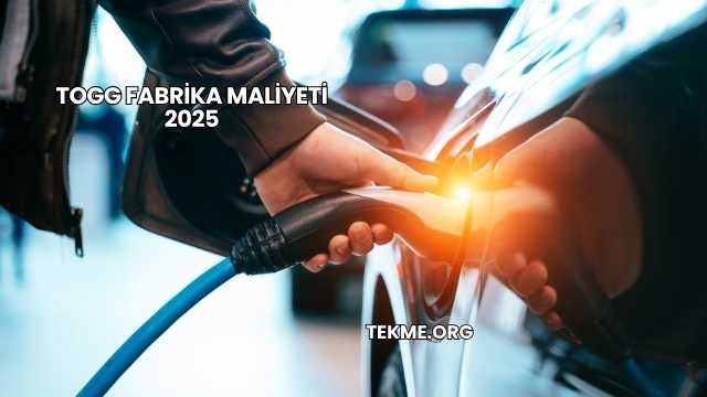 TOGG Fabrika Maliyeti 2025