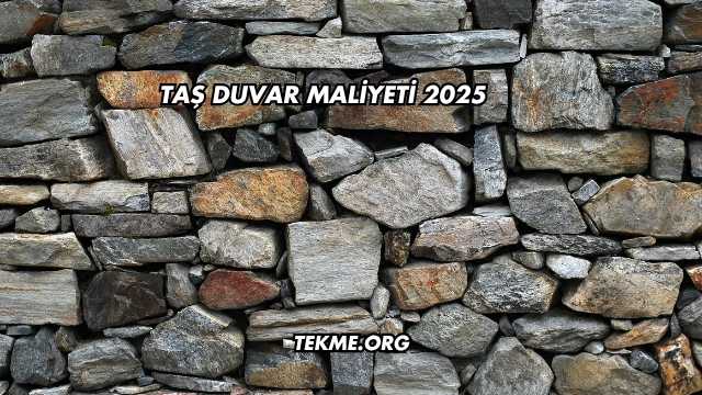 Taş Duvar Maliyeti 2025