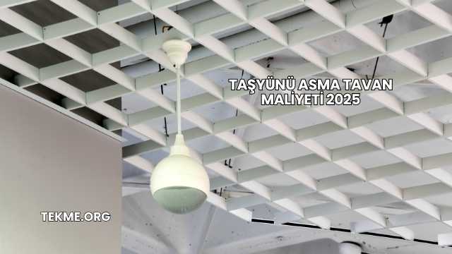 Taşyünü Asma Tavan Maliyeti 2025