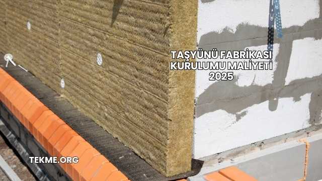 Taşyünü Fabrikası Kurulumu Maliyeti 2025