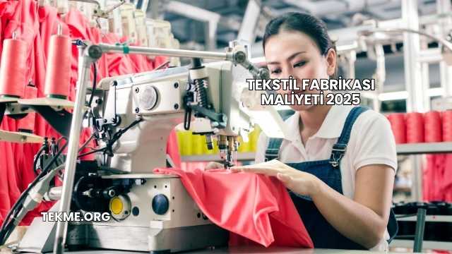 Tekstil Fabrikası Maliyeti 2025