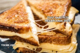 Tost Maliyeti Hesaplama 2025