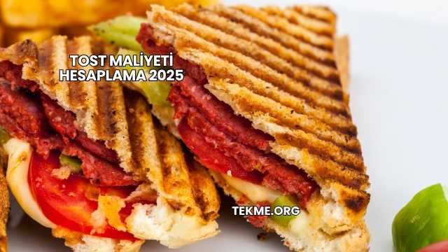 Tost Maliyeti Hesaplama 2025