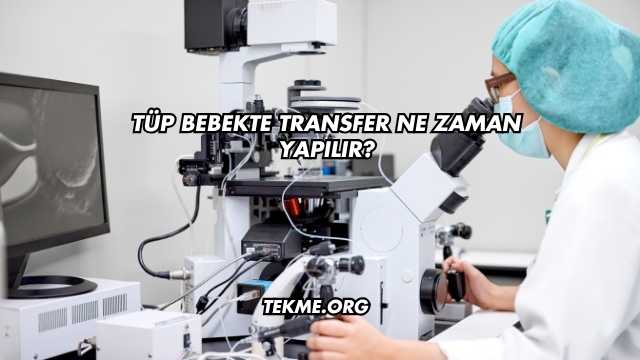 Tüp Bebekte Transfer Ne Zaman Yapılır?