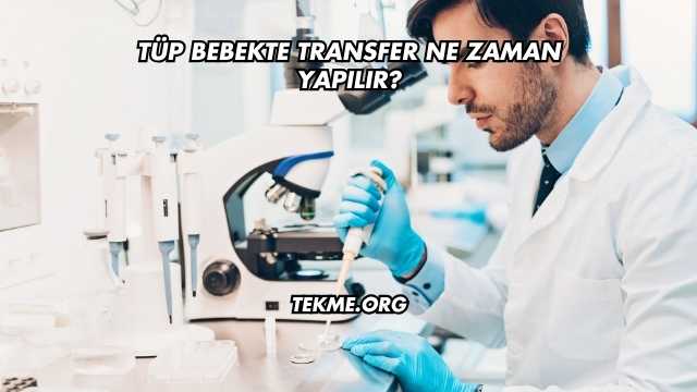 Tüp Bebekte Transfer Ne Zaman Yapılır?
