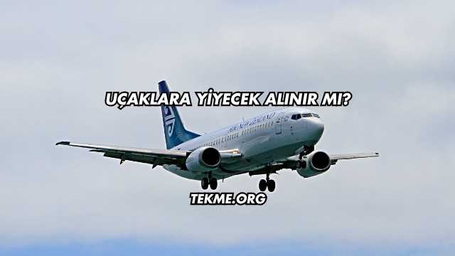 Uçaklara Yiyecek Alınır mı?