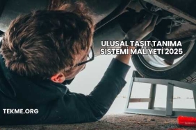 Ulusal Taşıt Tanıma Sistemi Maliyeti 2025