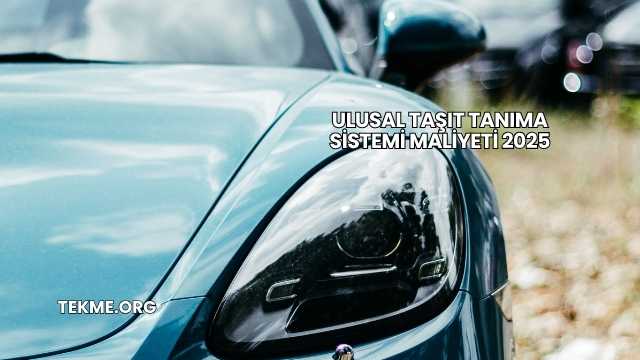 Ulusal Taşıt Tanıma Sistemi Maliyeti 2025