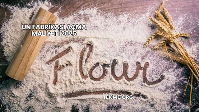 Un Fabrikası Açma Maliyeti 2025