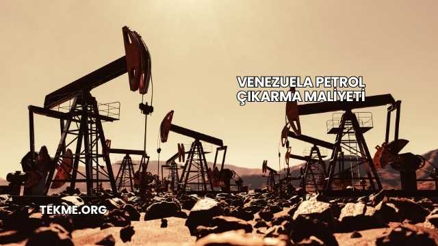 Venezuela Petrol Çıkarma Maliyeti