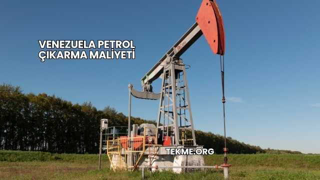 Venezuela Petrol Çıkarma Maliyeti