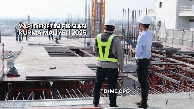 Yapı Denetim Firması Kurma Maliyeti 2025