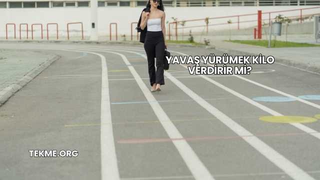 Yavaş Yürümek Kilo Verdirir mi?