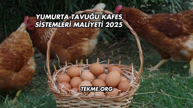 Yumurta Tavuğu Kafes Sistemleri Maliyeti 2025