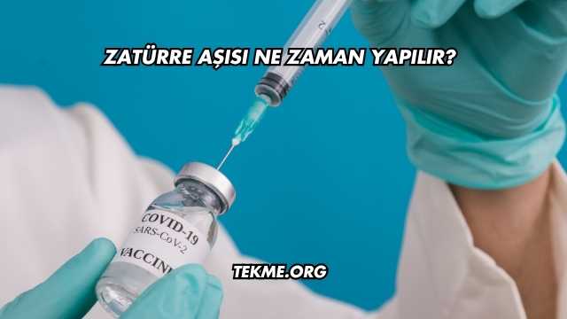 Zatürre Aşısı Ne Zaman Yapılır?