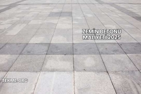 Zemin Betonu Maliyeti 2025