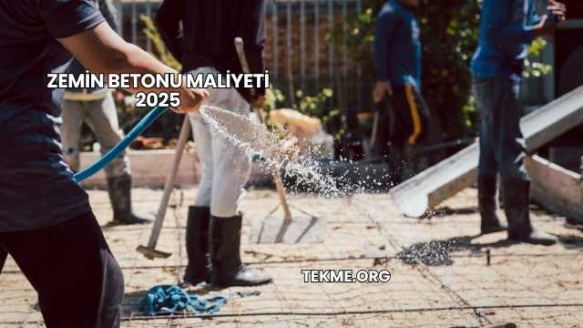 Zemin Betonu Maliyeti 2025