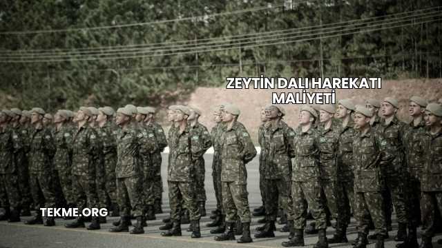 Zeytin Dalı Harekatı Maliyeti