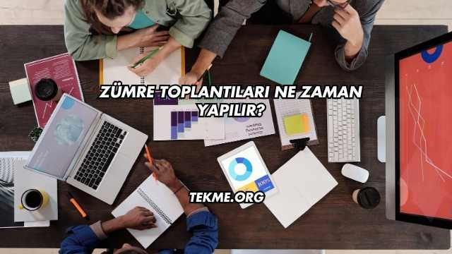 Zümre Toplantıları Ne Zaman Yapılır?