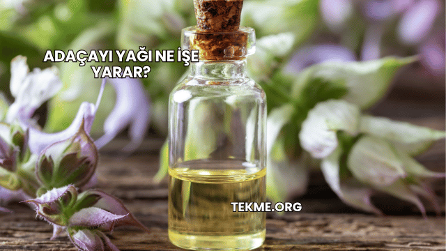 Adaçayı Yağı Ne İşe Yarar?