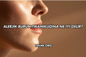 Alerjik Burun Tıkanıklığına Ne İyi Gelir?