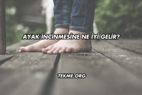 Ayak İncinmesine Ne İyi Gelir?
