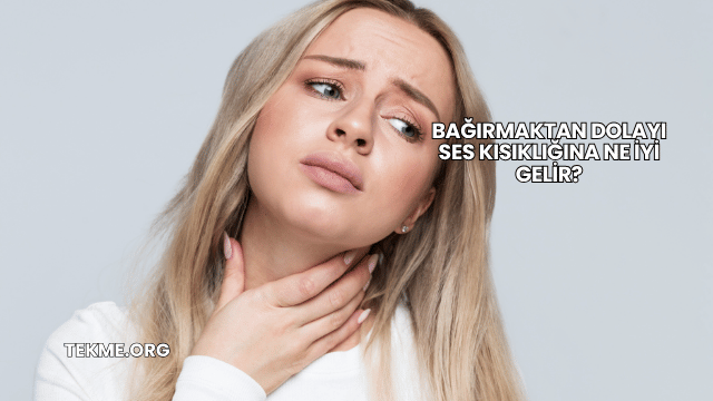 Bağırmaktan Dolayı Ses Kısıklığına Ne İyi Gelir?
