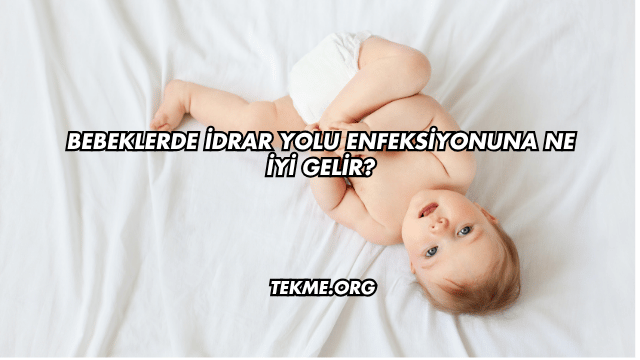 Bebeklerde İdrar Yolu Enfeksiyonuna Ne İyi Gelir?
