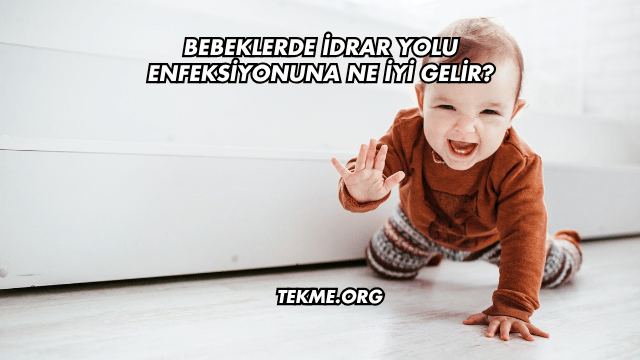 Bebeklerde İdrar Yolu Enfeksiyonuna Ne İyi Gelir?